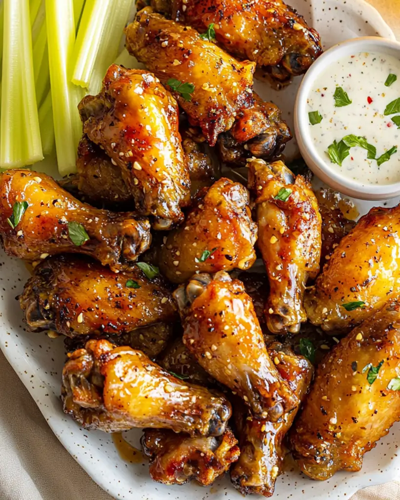 Honey Lemon Pepper Wings Recipe | Easy Chicken Meal
