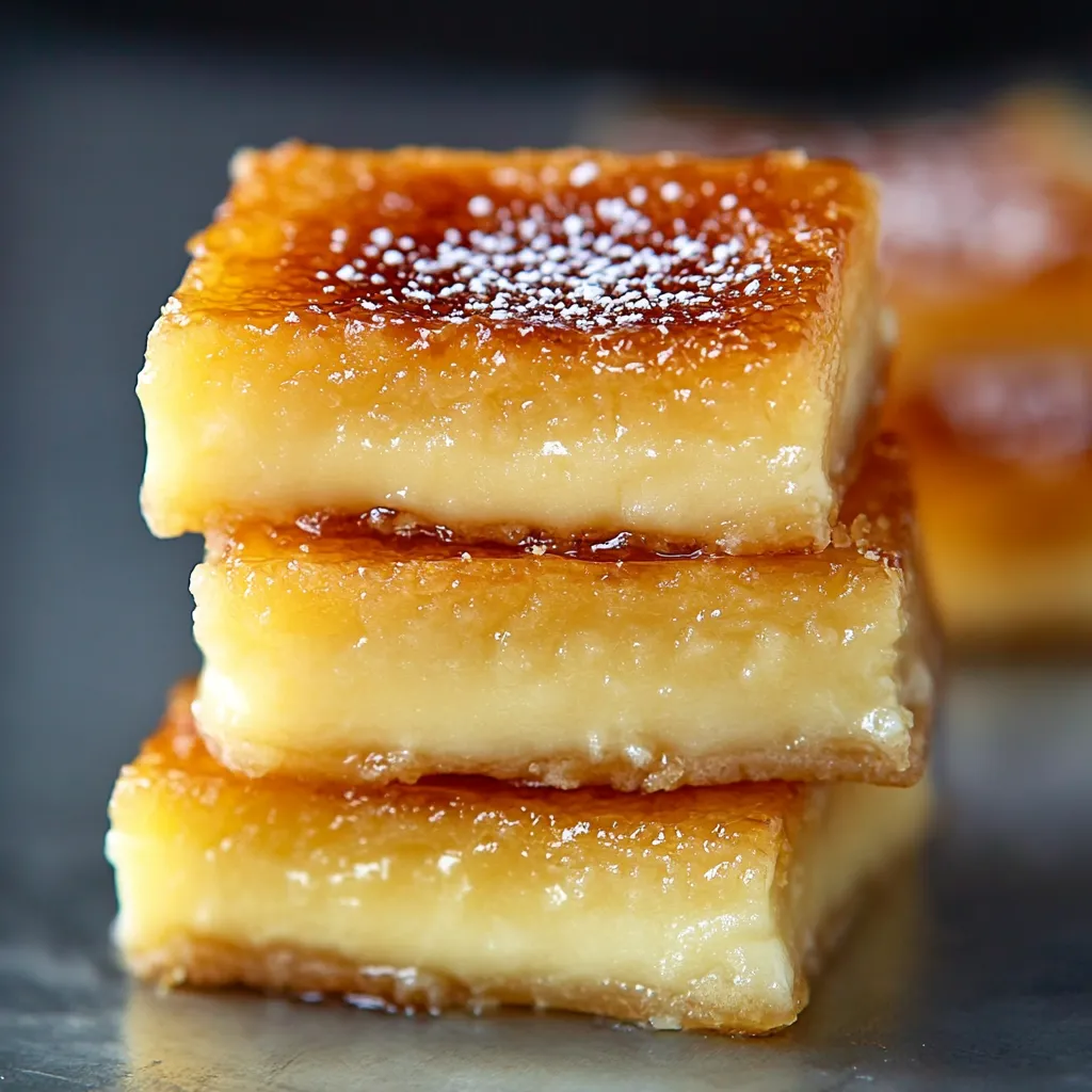 Best Keto Crème Brûlée Bars Recipe – Easy and Delicious