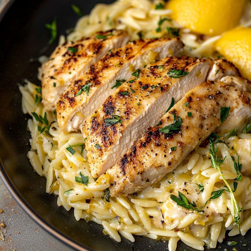 Best Lemon Chicken Orzo Recipe – Easy and Flavorful