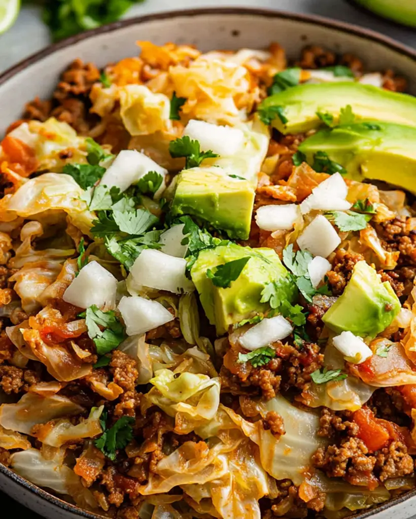 Low Carb Cabbage Taco Skillet: Delicious Keto Recipe