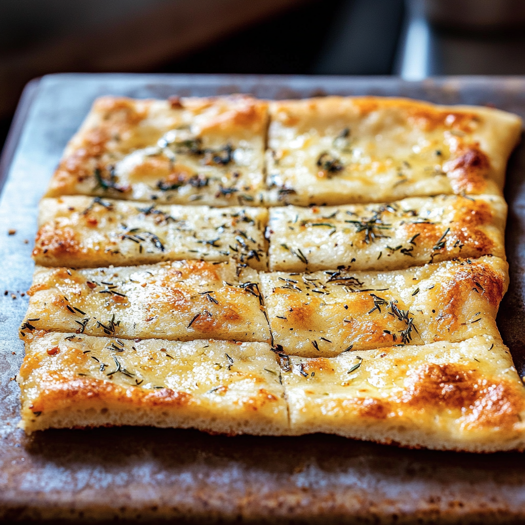 Keto Gluten-Free Rosemary Flatbread