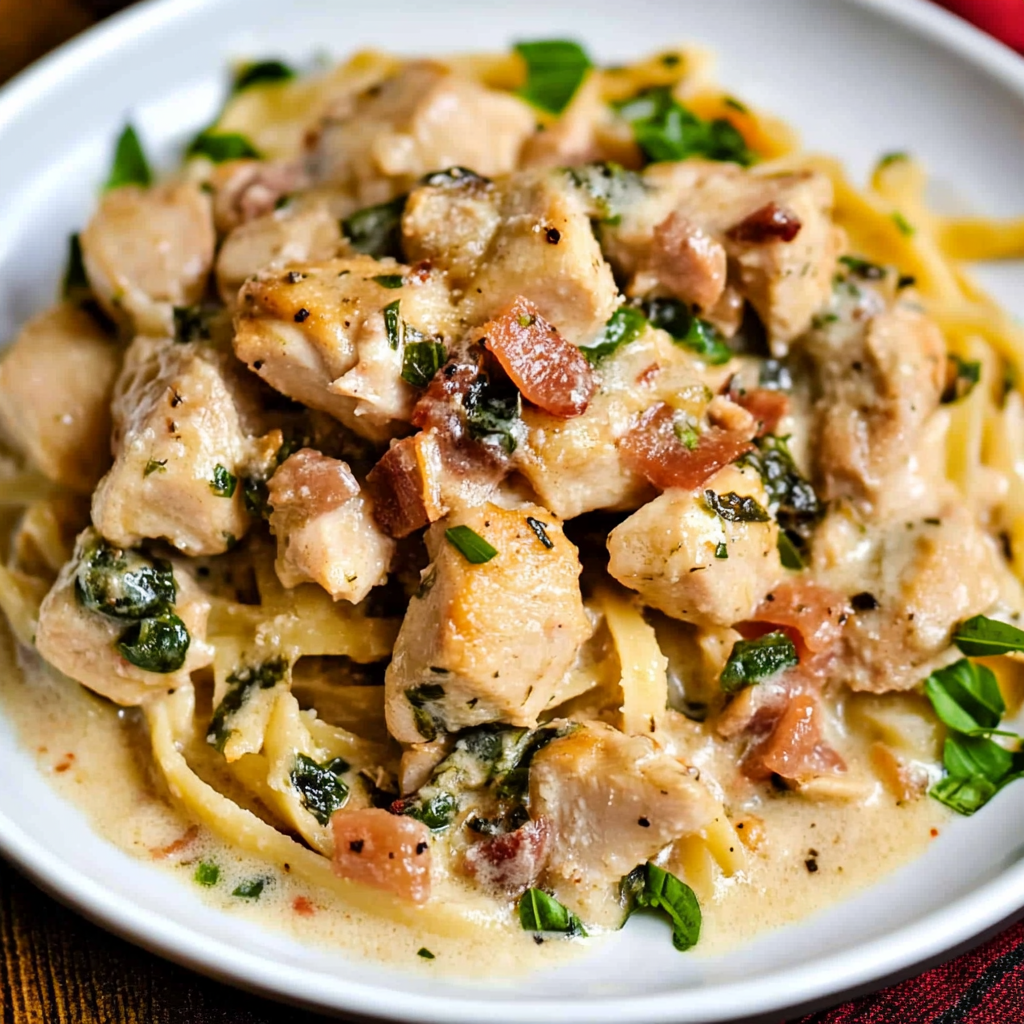 Chicken Carbonara No Pasta Recipe