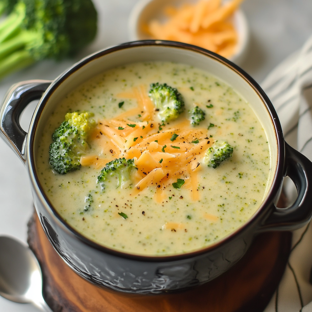 Best Homemade High Protein Broccoli Cheddar Soup