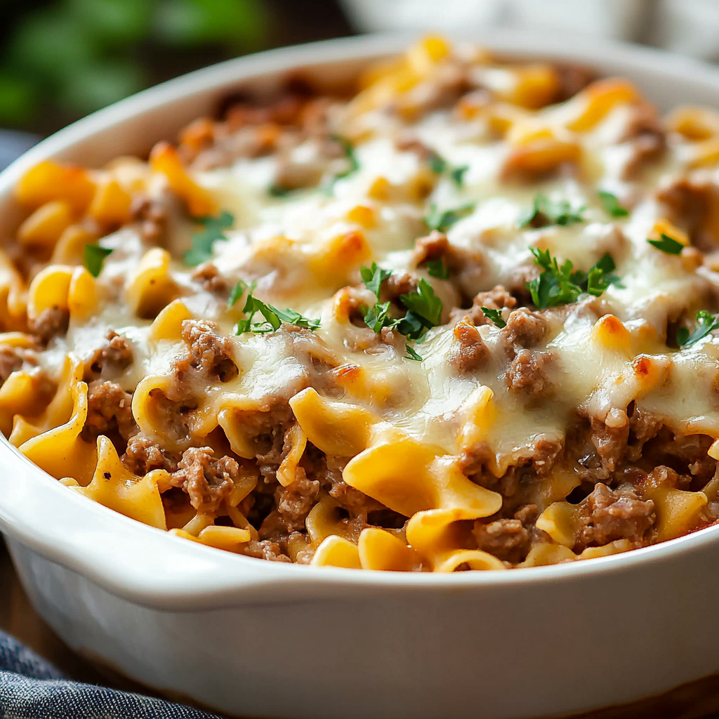 Best Creamy Beef Noodle Bake Recipe – Easy and Delicious