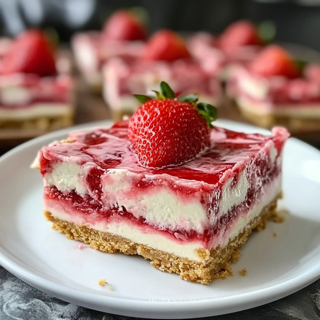 Best Keto Strawberry Cheesecake Bars – Easy & Delicious
