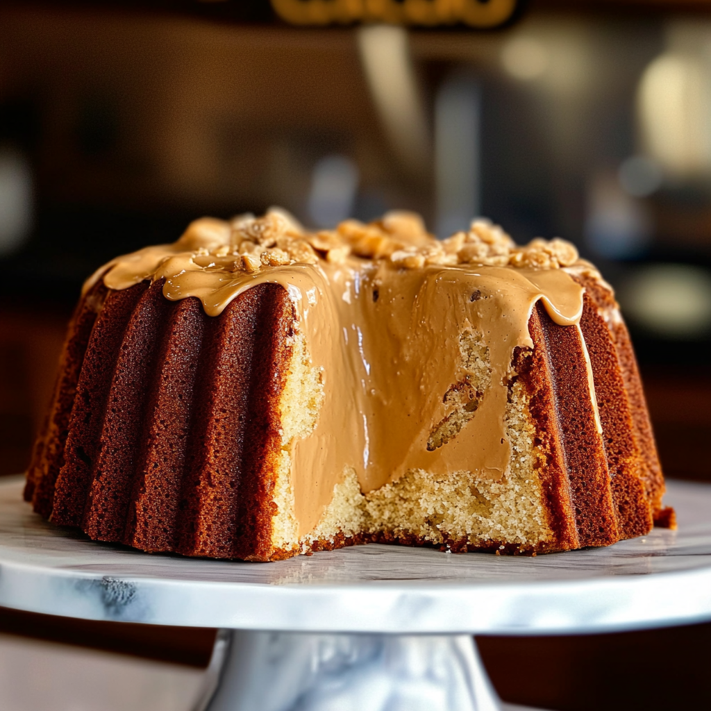 Keto Peanut Butter Bundt Cake