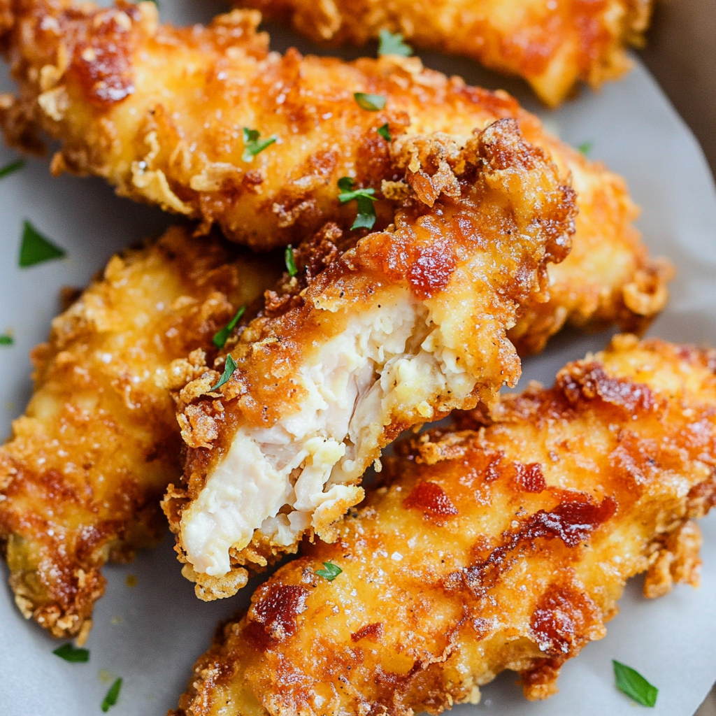 Best Super Crispy Chicken Tenders with Pork Rinds Recipe