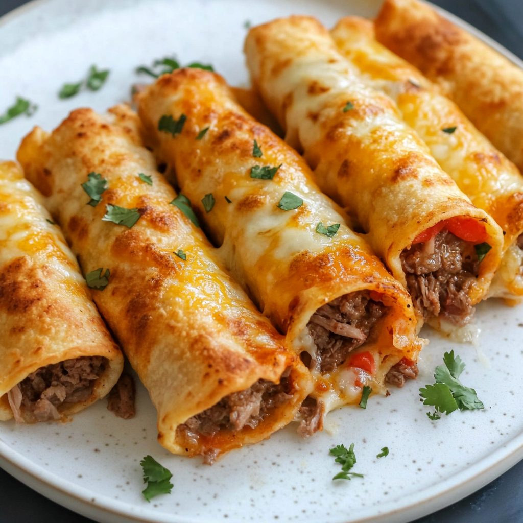 Keto Beef Taquitos
