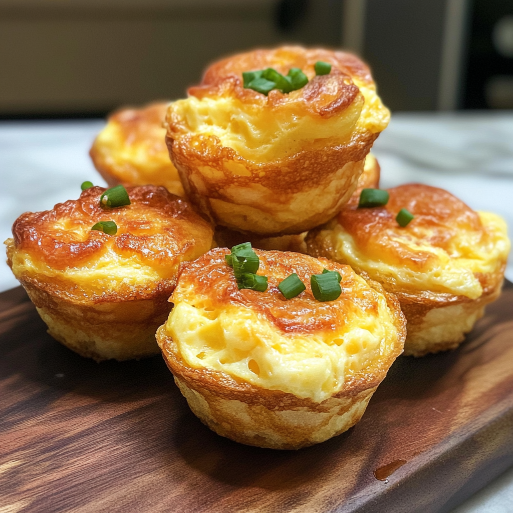 Carnivore Fat Bomb Fluffy Egg & Cheese Muffins