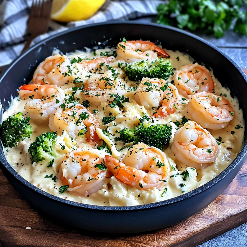 💡 Best Keto Creamy Garlic Shrimp Alfredo Recipe – Easy and Flavorful 💡