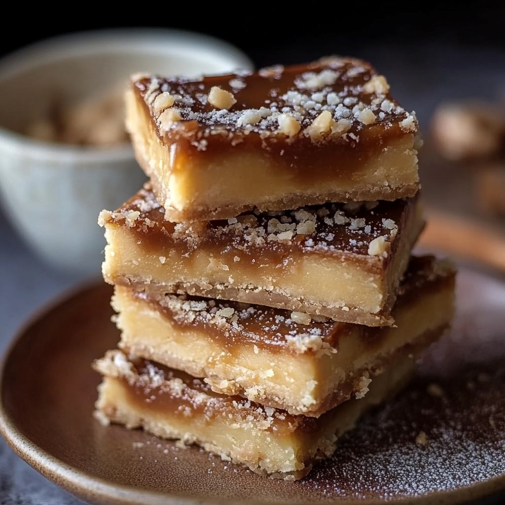 Keto Salted Caramel Butter Bars