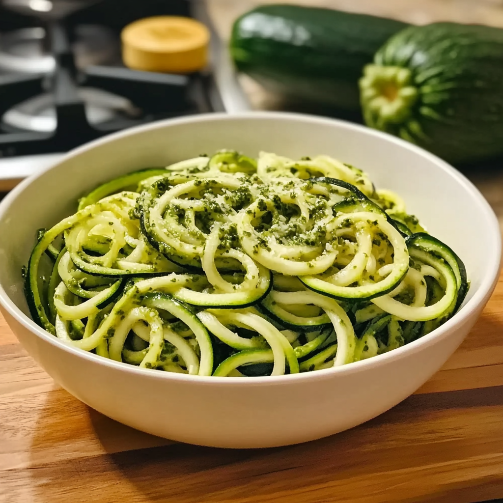 Keto Zucchini Noodles with Pesto Sauce: A Deliciously Easy Recipe
