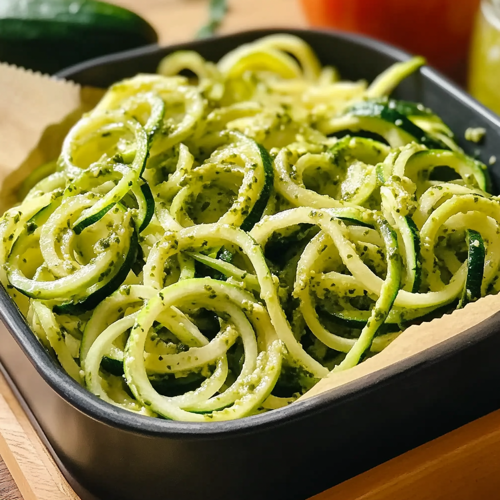 Keto Zucchini Noodles with Pesto Sauce: A Deliciously Easy Recipe