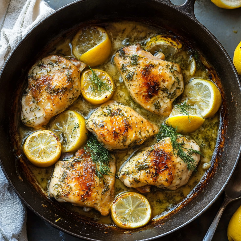 Best Lemon Dill Chicken Recipe – Easy and Flavorful