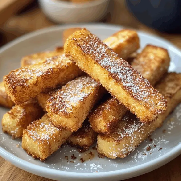 Crispy Frozen French Toast Sticks in the Air Fryer