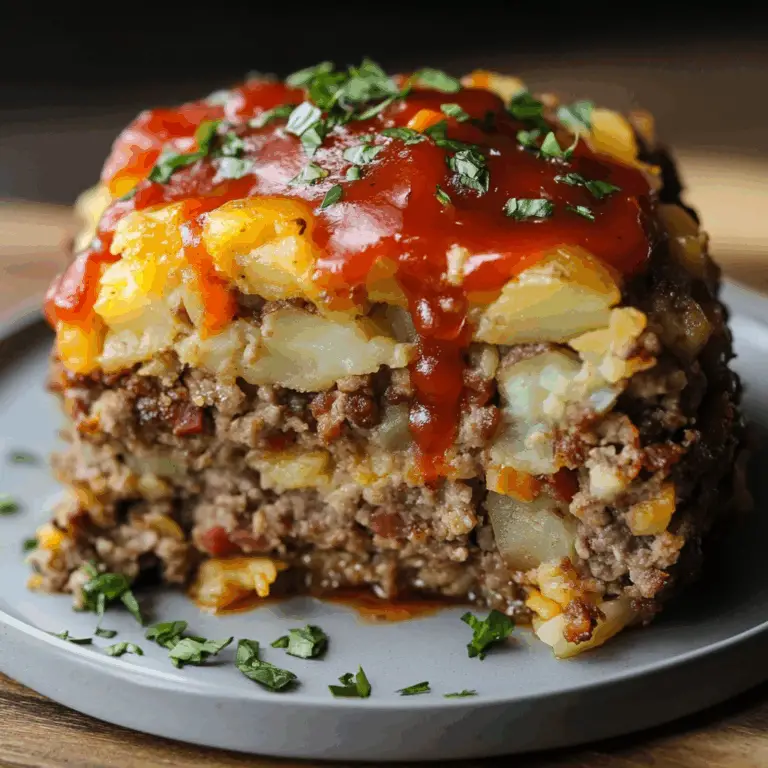 Loaded Potato and Meatloaf Recipe