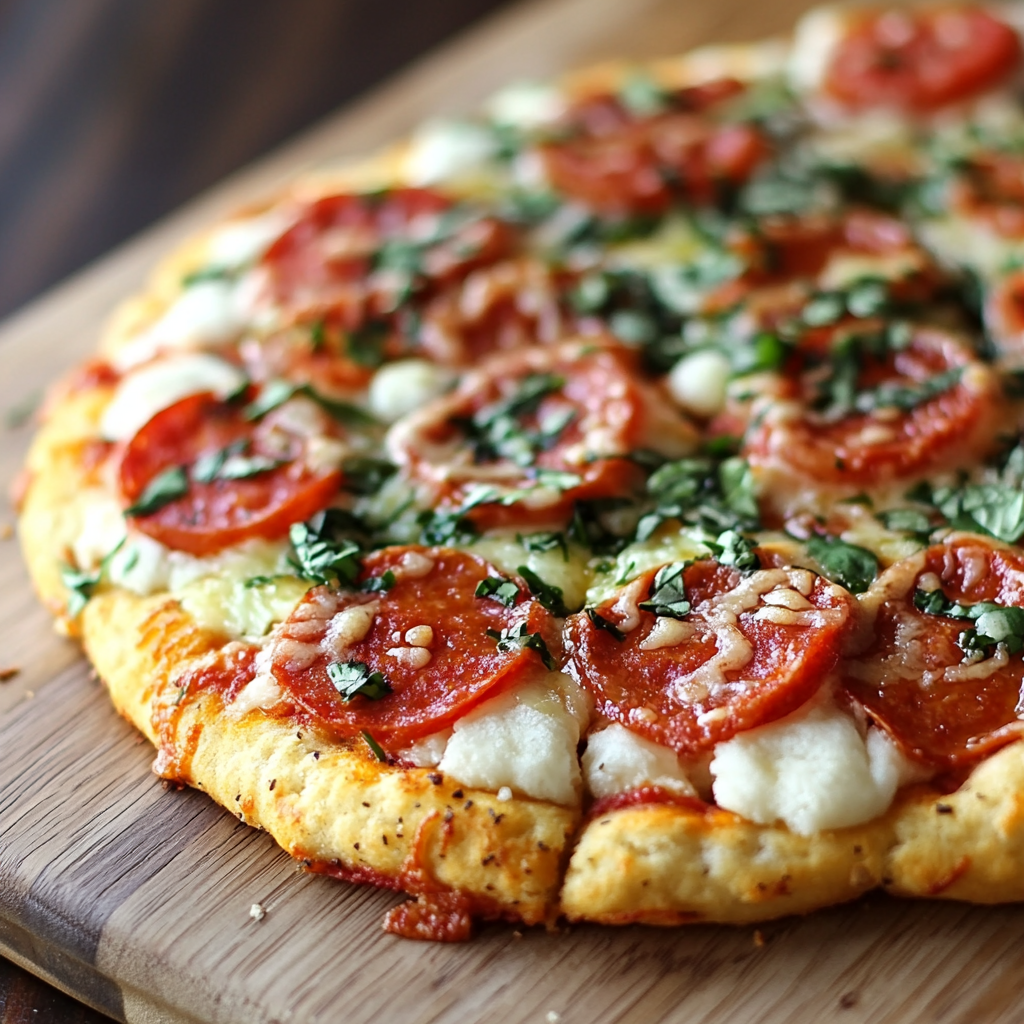Easy Cloud Bread Pizza Recipe