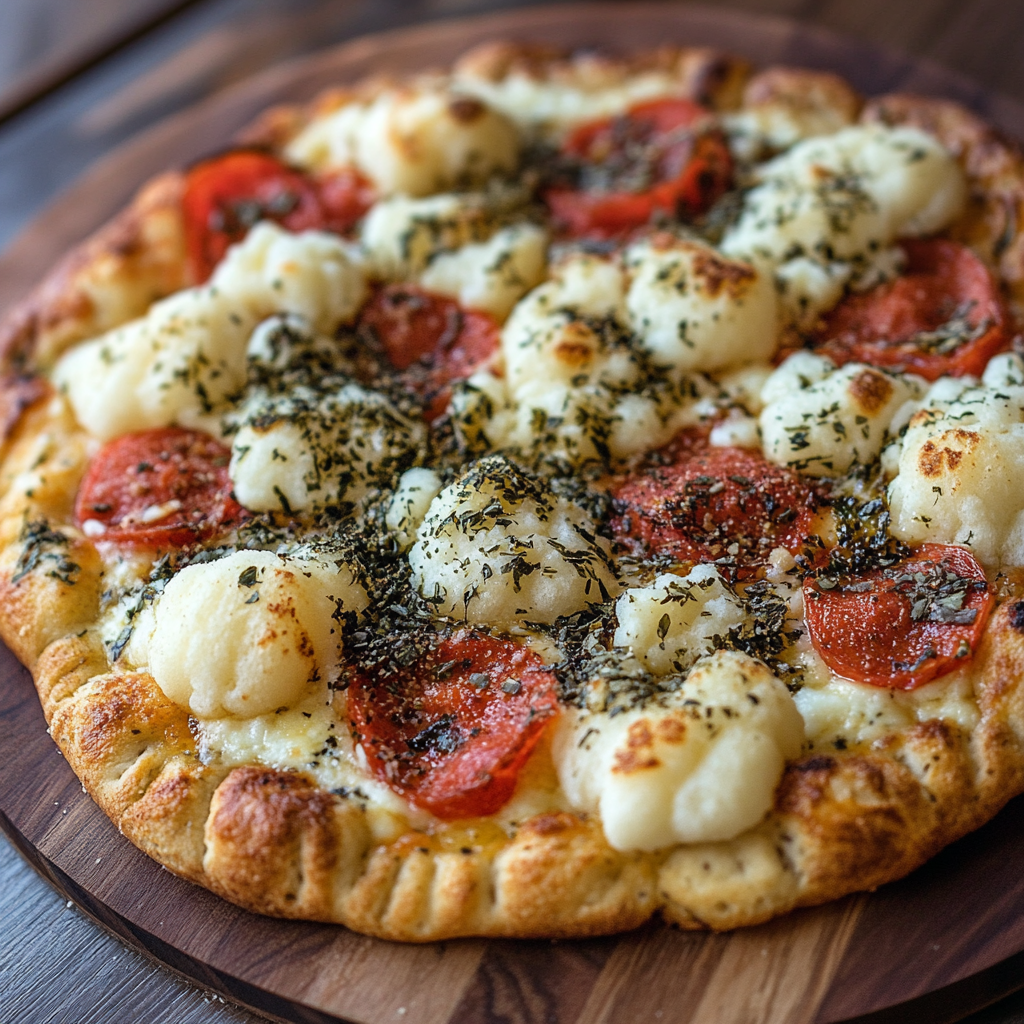 Easy Cloud Bread Pizza Recipe