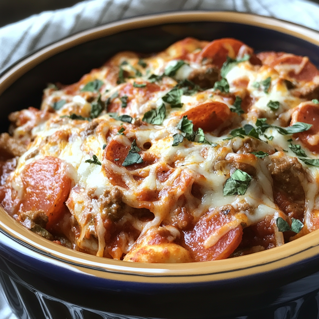 Best Crock Pot Low Carb Pizza Casserole