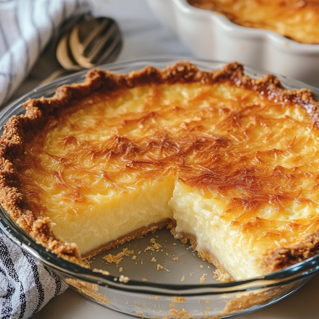 Keto Crustless Coconut Custard Pie