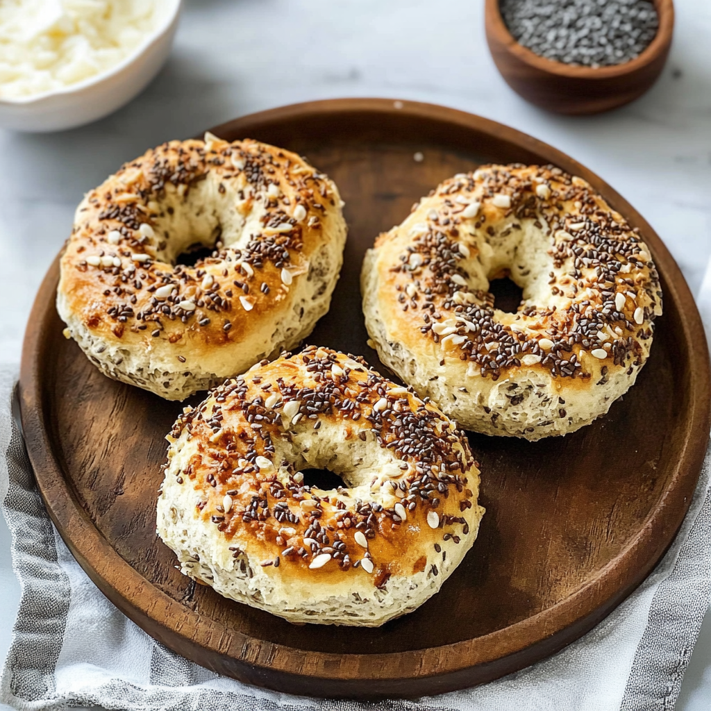 Best 3-Ingredient Protein Bagels Recipe – Easy and Flavorful