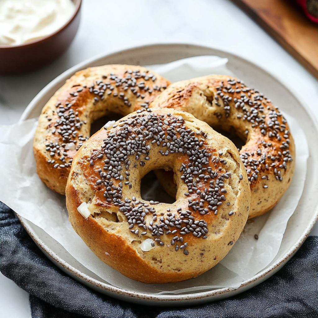 Best 3-Ingredient Protein Bagels Recipe – Easy and Flavorful