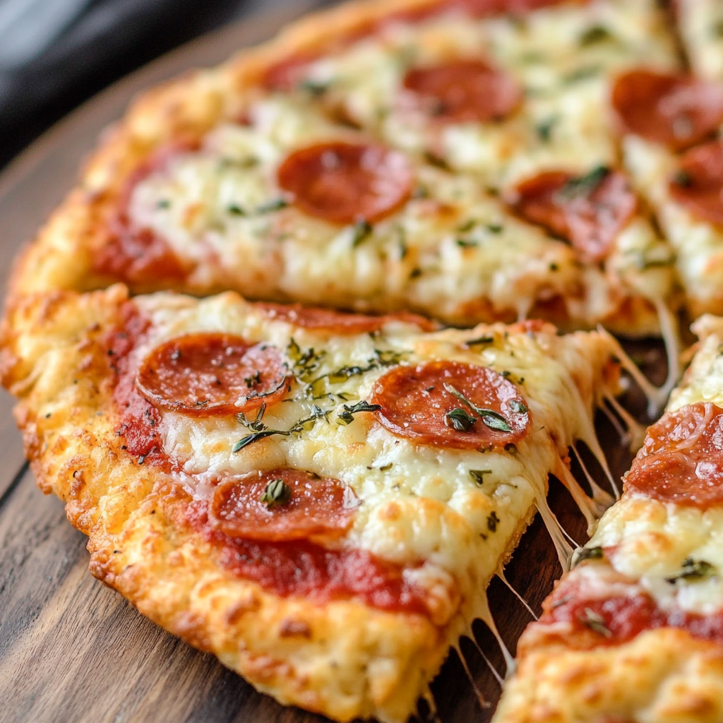 Cloud Bread Pizza (Keto, No Dairy)