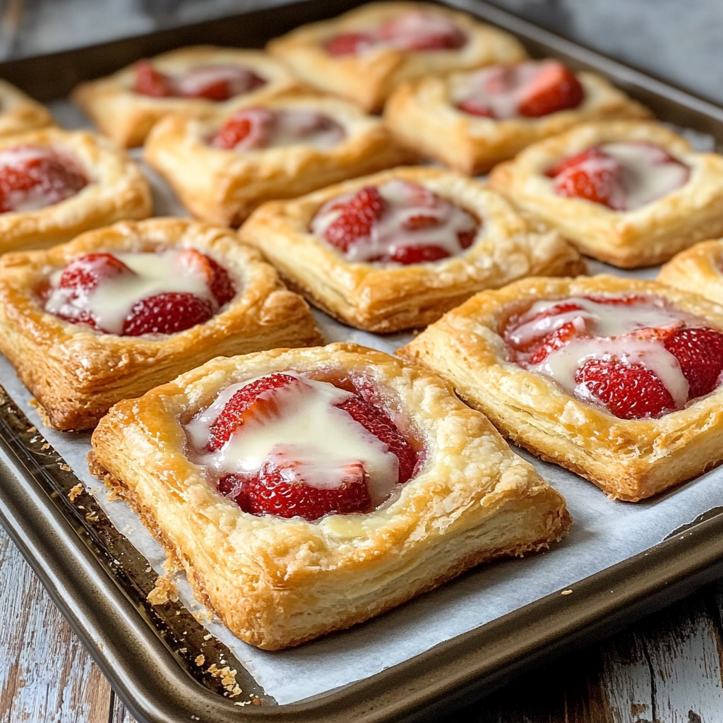Keto Strawberry Danish