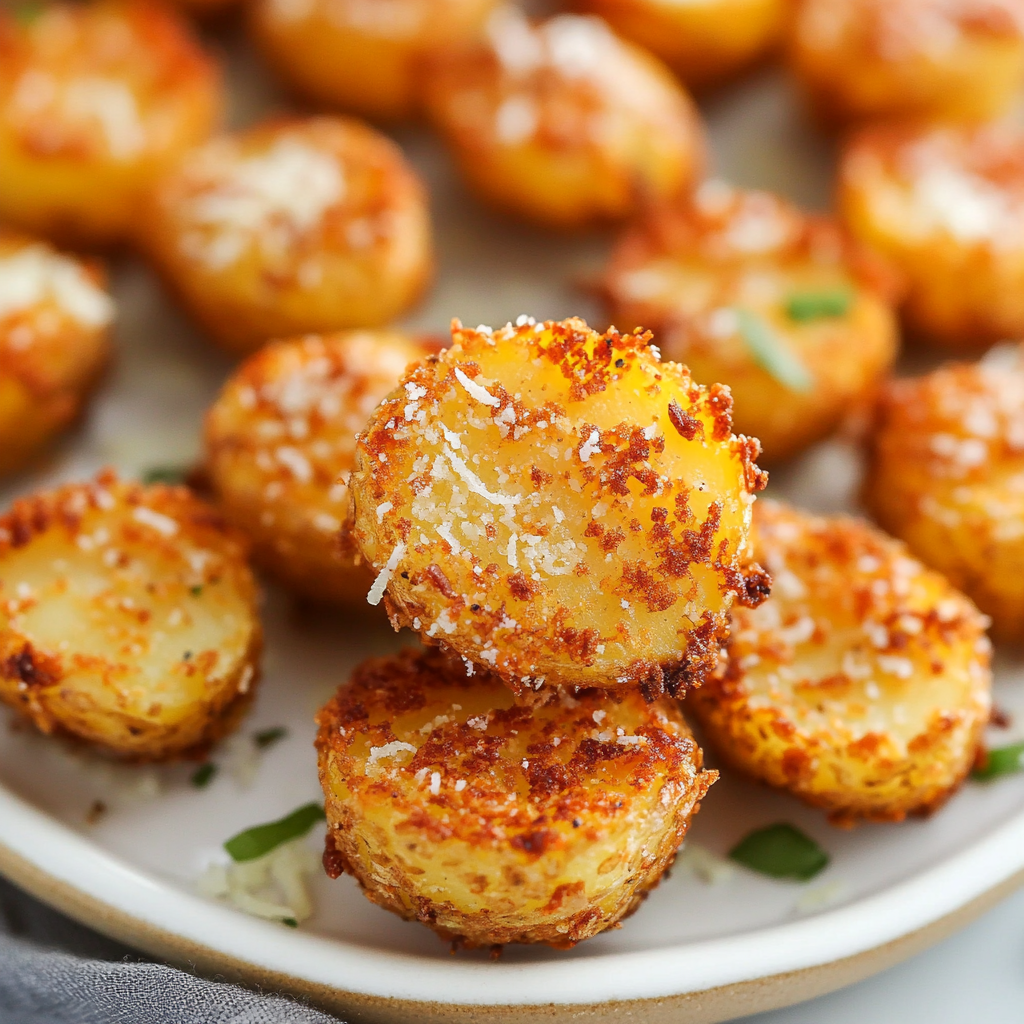 Best Parmesan Crusted Potatoes Recipe – Easy and Delicious