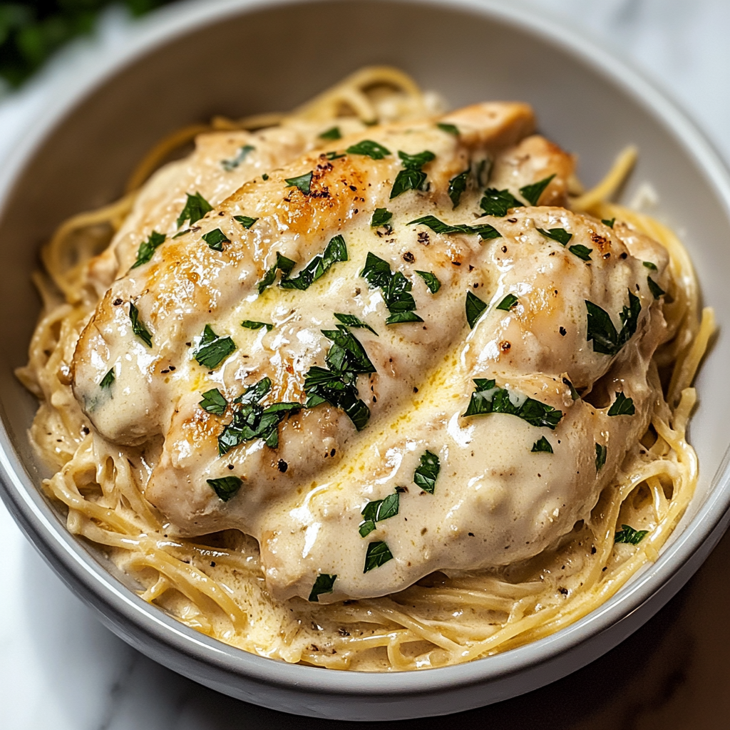 Creamy Garlic Parmesan Chicken Recipe – A Slow Cooker Delight