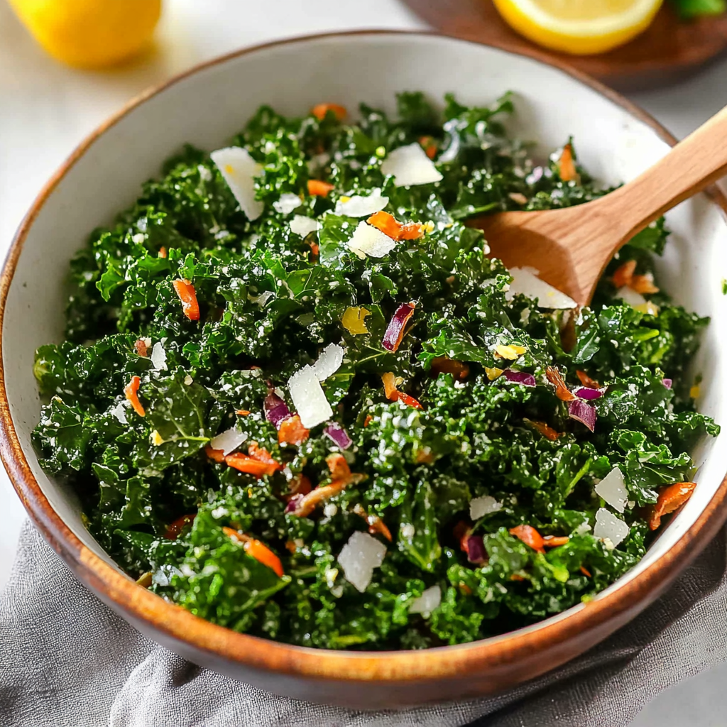 Easy Kale Salad with Lemon Dressing