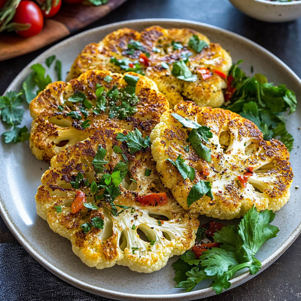 Roasted Cauliflower Steaks