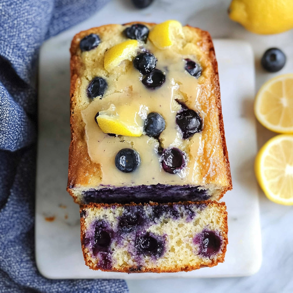 Best Healthier Lemon Blueberry Loaf Recipe – Easy and Flavorful