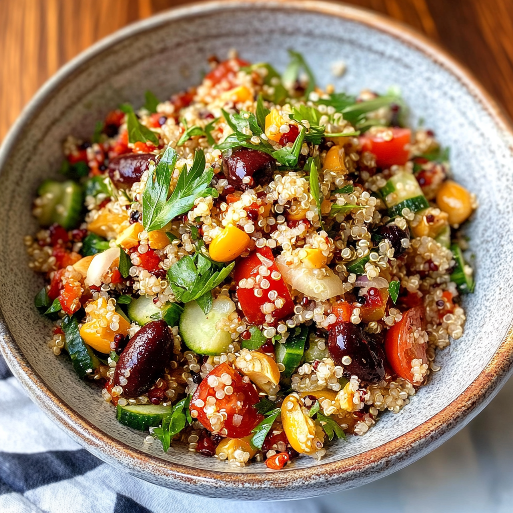 Mediterranean Quinoa Salad Recipe – Easy and Flavorful