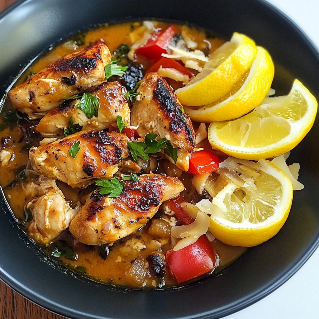 Zesty Lemon Garlic Chicken Recipe