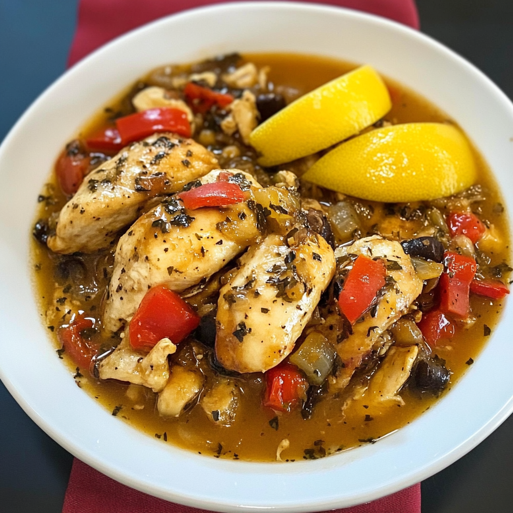 Zesty Lemon Garlic Chicken Recipe