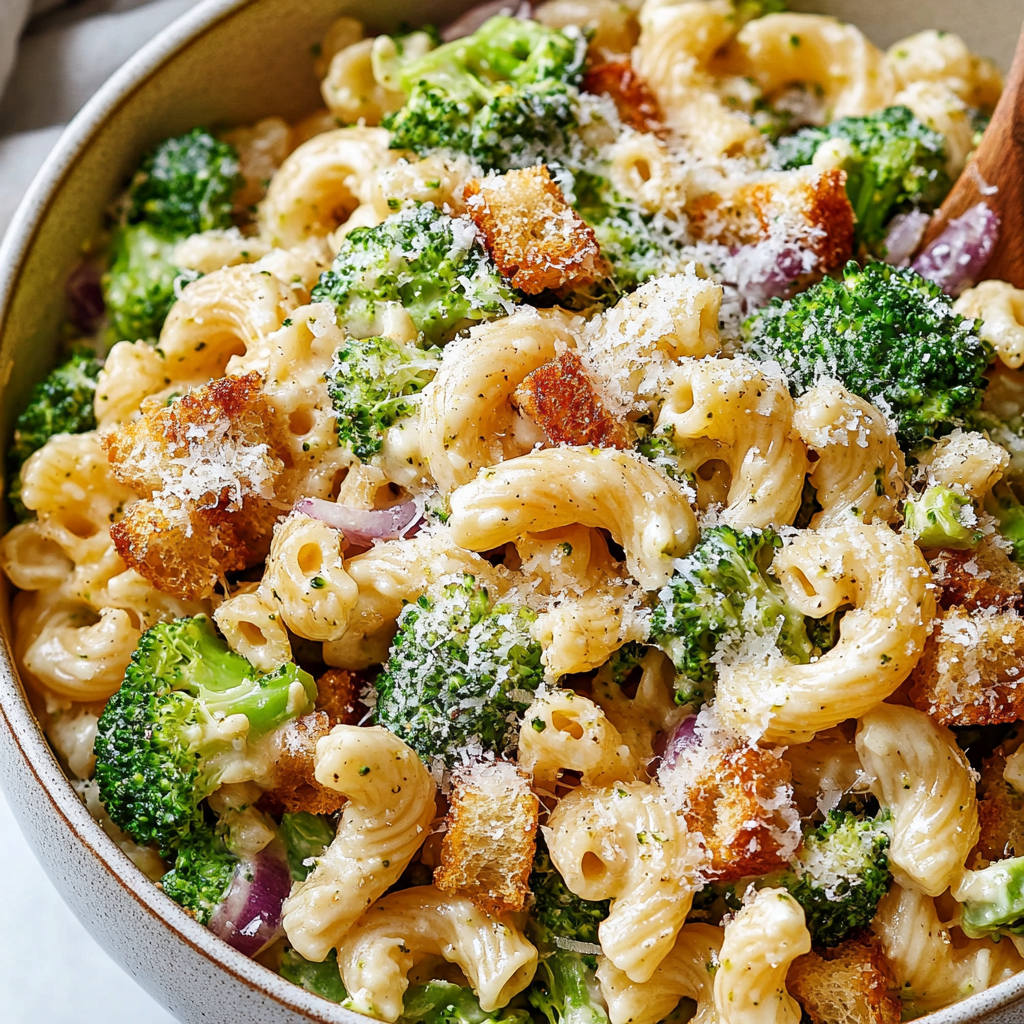 Best Broccoli Caesar Pasta Salad Recipe – Easy and Delicious