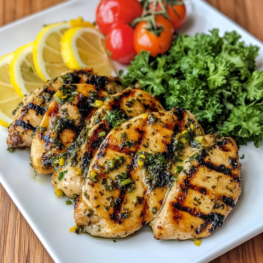 Healthy Renal Diet Grilled Lemon Herb Chicken