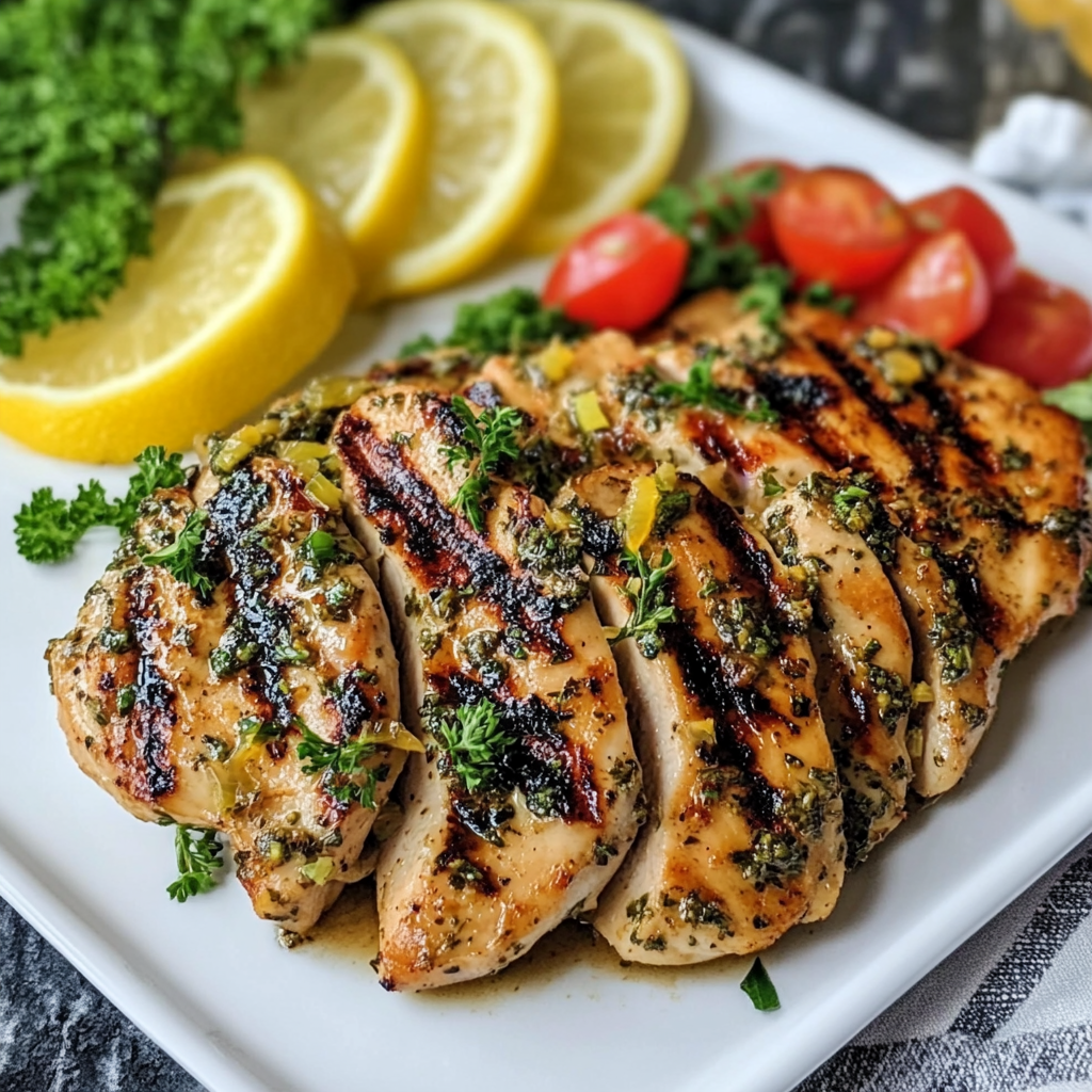 Healthy Renal Diet Grilled Lemon Herb Chicken